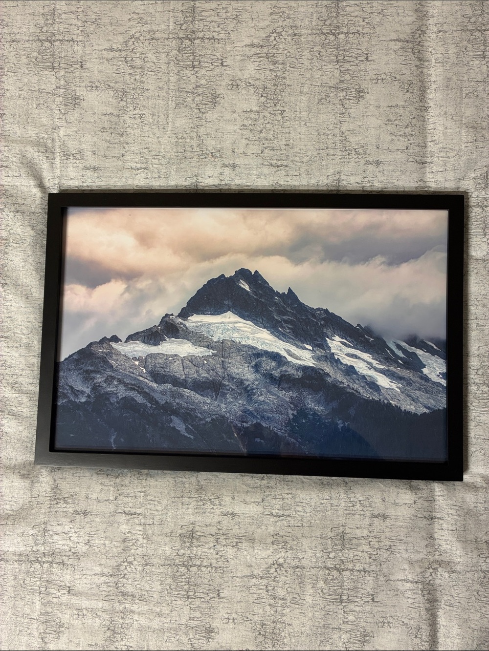 Framed Photo Canadian Rockies Mountain Landscape, Sz: 16½ x 11"